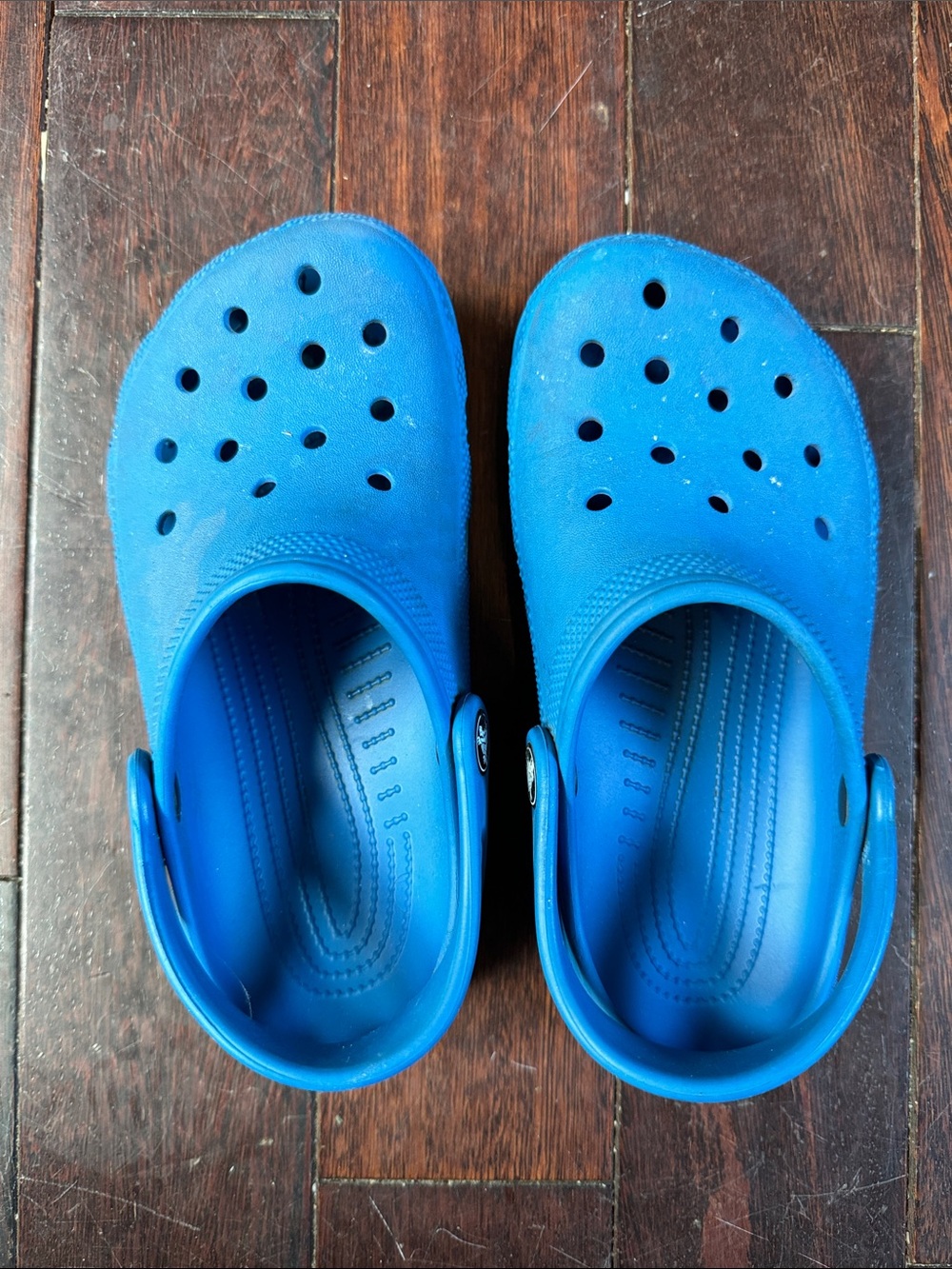 Kids Blue Crocs - Comfortable Everyday Footwear Size 1 Boy or Girl